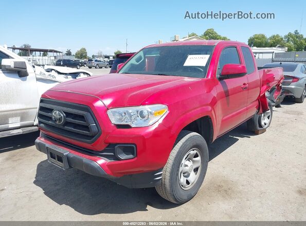 3TYRZ5CN9PT026805 2023 TOYOTA TACOMA Red Vista tres cuartos delantera izquierda