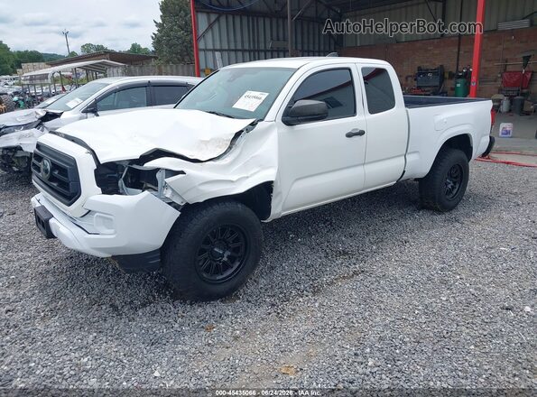 3TYSX5EN1LT003162 2020 TOYOTA TACOMA White Առջևի ձախ երեք քառորդ տեսարան