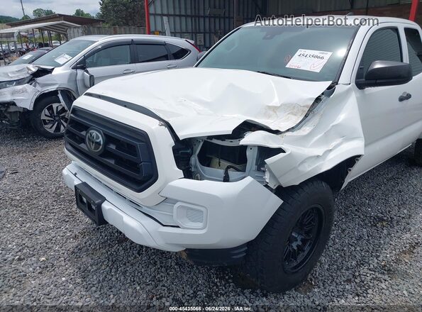 3TYSX5EN1LT003162 2020 TOYOTA TACOMA White Դիմացի տեսք