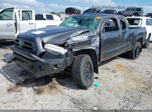 3TYSX5EN3MT006145 2021 TOYOTA TACOMA Gray წინა მარცხენა ხედი სამი მეოთხედიდან