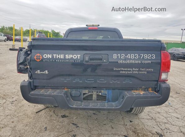3TYSX5EN3MT007151 2021 TOYOTA TACOMA Black Вид ззаду