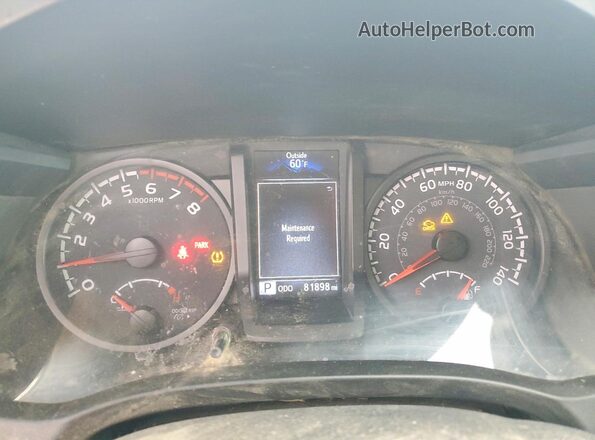 3TYSX5EN3MT007151 2021 TOYOTA TACOMA Black Вид щитка приладів