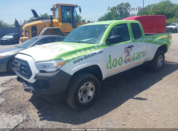 3TYSX5EN6LT002508 2020 TOYOTA TACOMA White Vista tres cuartos delantera izquierda