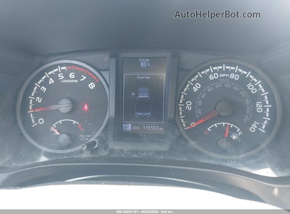3TYSX5EN6LT002508 2020 TOYOTA TACOMA White Vista de los asientos traseros