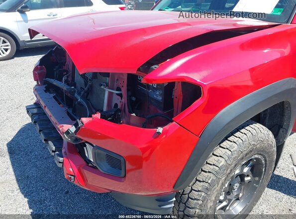 3TYSX5EN6MT005460 2021 TOYOTA TACOMA Red Front view