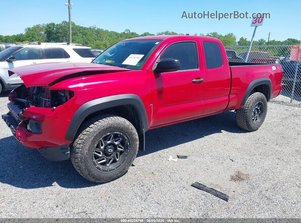 3TYSX5EN6MT005460 2021 TOYOTA TACOMA Red Front left