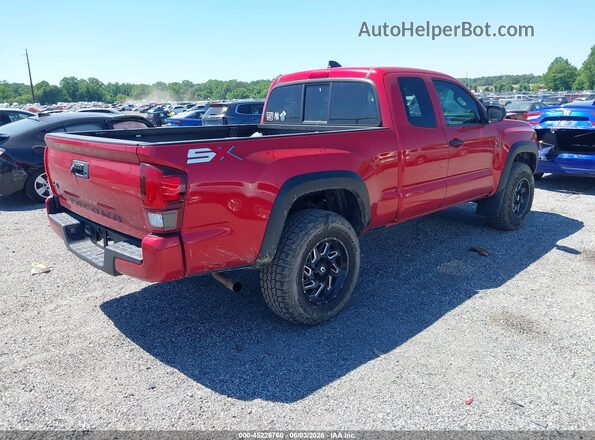 3TYSX5EN6MT005460 2021 TOYOTA TACOMA Red Rear right