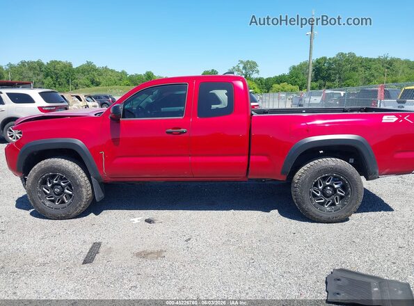 3TYSX5EN6MT005460 2021 TOYOTA TACOMA Red 