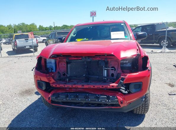 3TYSX5EN6MT005460 2021 TOYOTA TACOMA Red Rear interior view