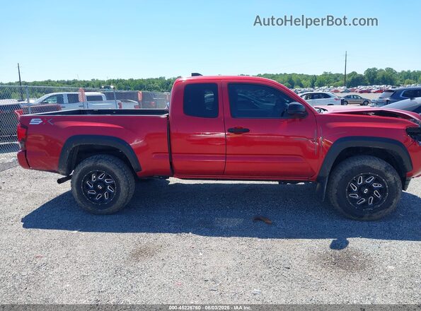 3TYSX5EN6MT005460 2021 TOYOTA TACOMA Red 360 interior view