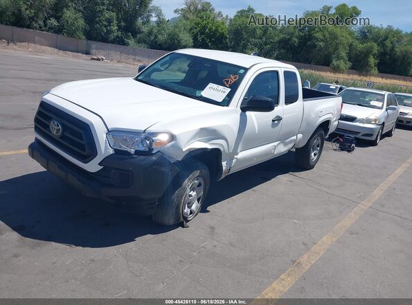 3TYSX5EN6PT020593 2023 TOYOTA TACOMA White Vista tres cuartos delantera izquierda