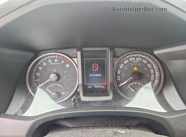 3TYSZ5AN0PT115697 2023 TOYOTA TACOMA White Instrument cluster view