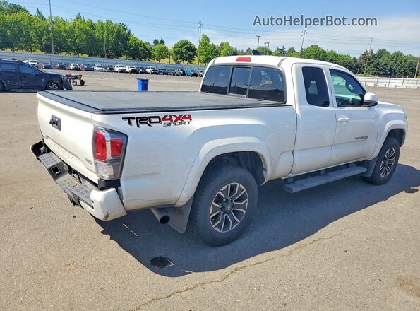 3TYSZ5AN1MT009724 2021 TOYOTA TACOMA White Հետևի աջ