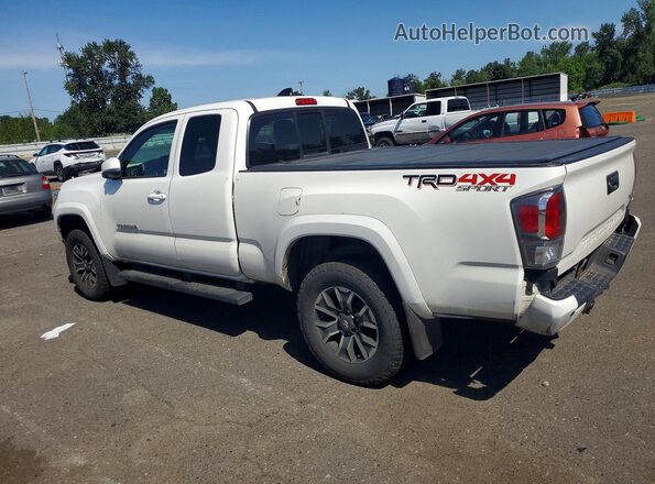3TYSZ5AN1MT009724 2021 TOYOTA TACOMA White Հետևի ձախ