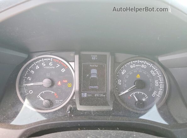 3TYSZ5AN1MT009724 2021 TOYOTA TACOMA White Սարքավորումների վահանակի տեսք