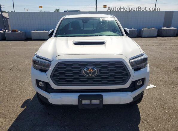 3TYSZ5AN1MT009724 2021 TOYOTA TACOMA White Դիմացի տեսք