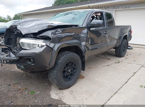 3TYSZ5AN3NT081705 2022 TOYOTA TACOMA Gray Առջևի ձախ երեք քառորդ տեսարան