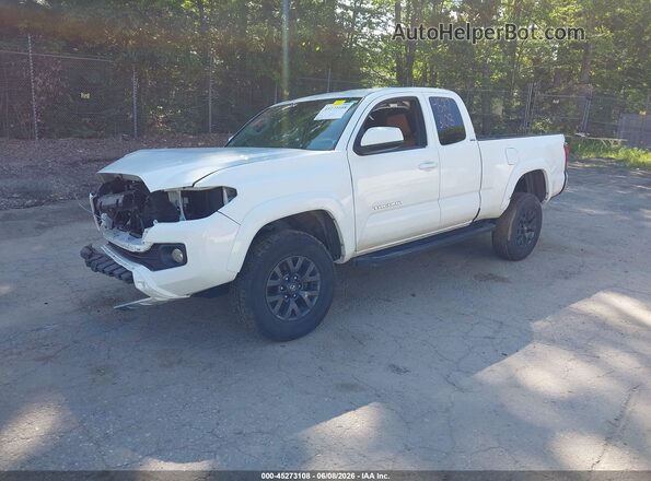 3TYSZ5AN4PT174557 2023 TOYOTA TACOMA White Առջևի ձախ երեք քառորդ տեսարան