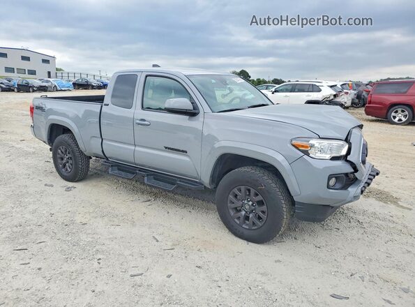 3TYSZ5AN5MT046436 2021 TOYOTA TACOMA Gray Przód prawy