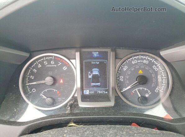 3TYSZ5AN5MT046436 2021 TOYOTA TACOMA Gray Widok zestawu wskaźników
