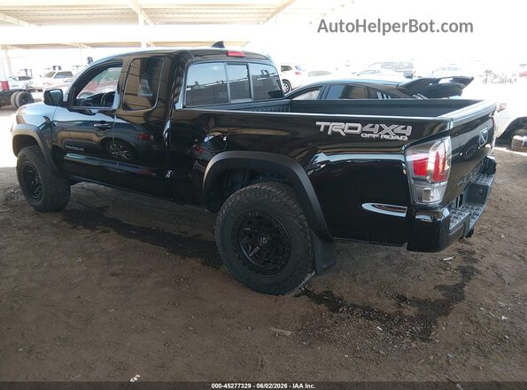 3TYSZ5AN6NT085974 2022 TOYOTA TACOMA Black Задня ліва чверть