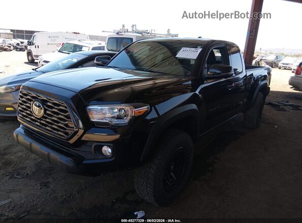 3TYSZ5AN6NT085974 2022 TOYOTA TACOMA Black Передня ліва чверть