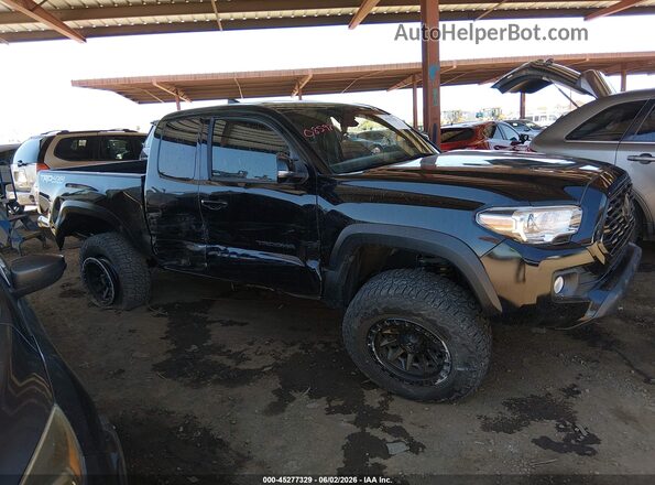 3TYSZ5AN6NT085974 2022 TOYOTA TACOMA Black Вид щитка приладів