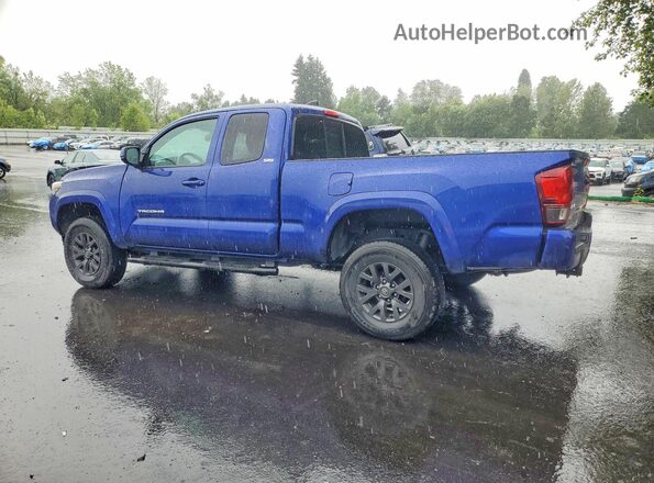 3TYSZ5AN7NT056211 2022 TOYOTA TACOMA Blue Rear left