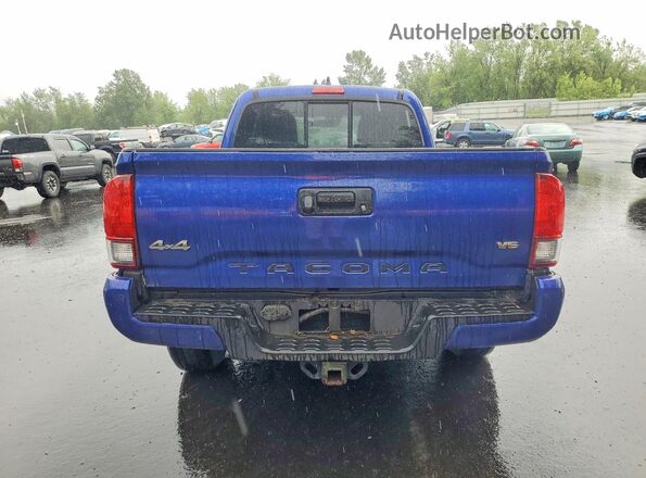 3TYSZ5AN7NT056211 2022 TOYOTA TACOMA Blue Rear view