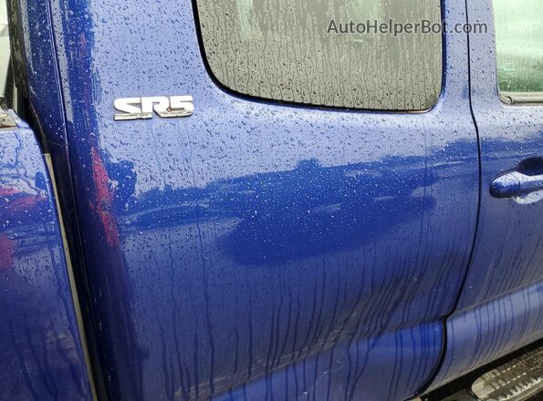 3TYSZ5AN7NT056211 2022 TOYOTA TACOMA Blue Rear seats view