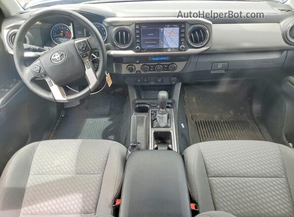 3TYSZ5AN7NT056211 2022 TOYOTA TACOMA Blue Dashboard view