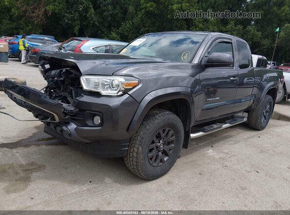 3TYSZ5ANXLT002754 2020 TOYOTA TACOMA Серый Передняя левая четверть