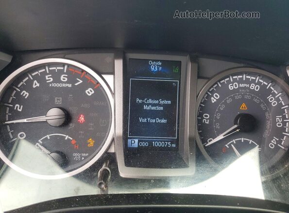 3TYSZ5ANXPT122382 2023 TOYOTA TACOMA Black Vista del cuadro de instrumentos
