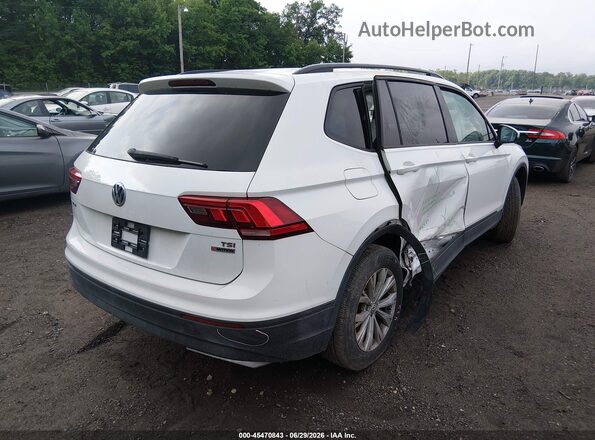 3VV0B7AX0JM098509 2018 VOLKSWAGEN TIGUAN Белый Задняя правая четверть