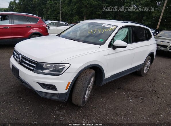 3VV0B7AX0JM098509 2018 VOLKSWAGEN TIGUAN Белый Передняя левая четверть