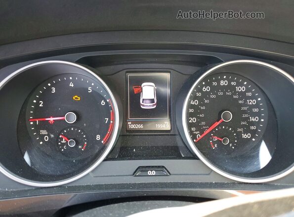 3VV0B7AX0MM013592 2021 VOLKSWAGEN TIGUAN Серебряный Вид щитка приборов