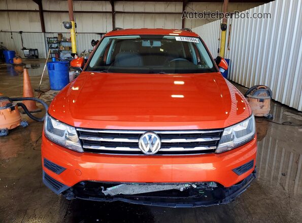 3VV0B7AX1KM052785 2019 VOLKSWAGEN TIGUAN Orange Вид спереду