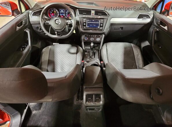 3VV0B7AX1KM052785 2019 VOLKSWAGEN TIGUAN Orange Вид панелі приладів