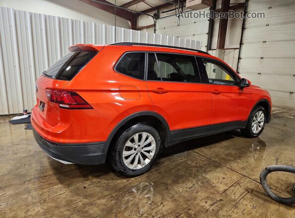 3VV0B7AX1KM052785 2019 VOLKSWAGEN TIGUAN Orange Задня права чверть