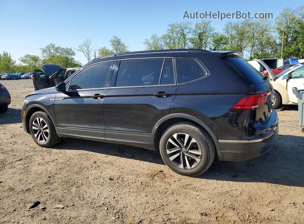 3VV0B7AX1NM072166 2022 VOLKSWAGEN TIGUAN Black Հետևի ձախ
