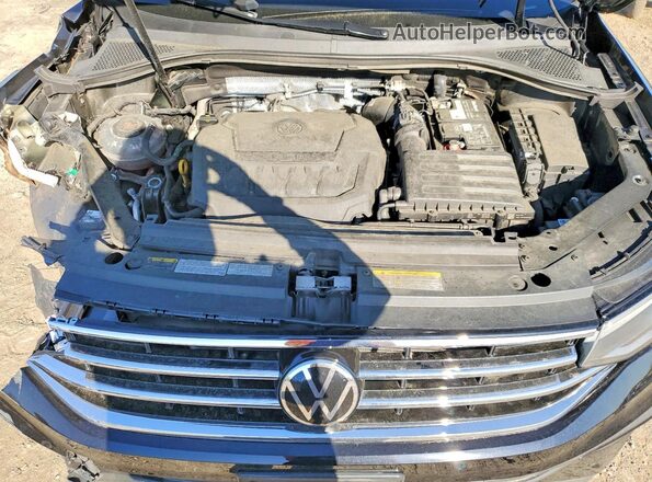 3VV0B7AX1NM072166 2022 VOLKSWAGEN TIGUAN Black Շարժիչի բաժամունքի տեսք