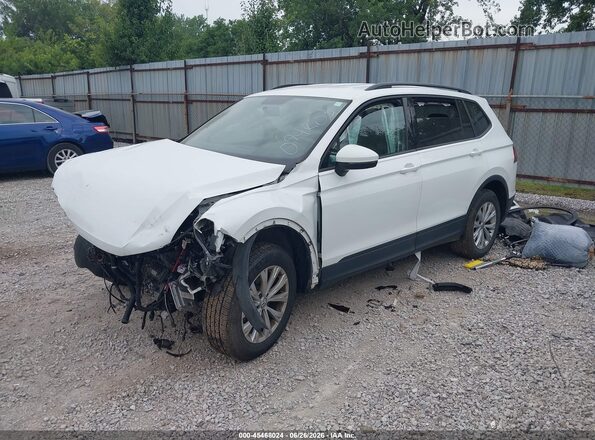 3VV0B7AX2JM094803 2018 VOLKSWAGEN TIGUAN Белый Передняя левая четверть