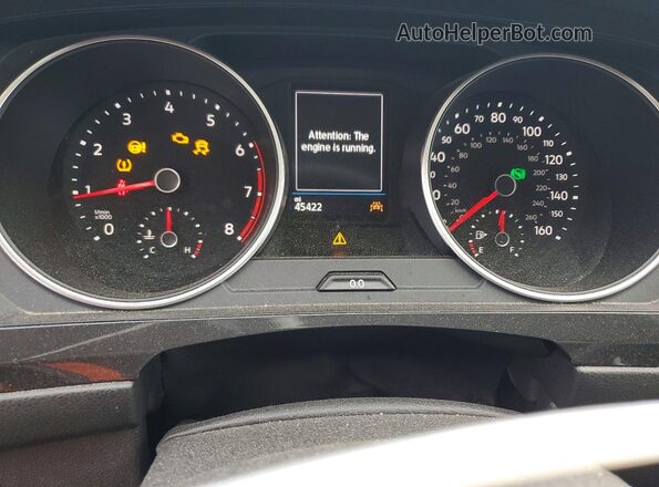 3VV0B7AX3LM030918 2020 VOLKSWAGEN TIGUAN White ხელსაწყოთა პანელის ხედი