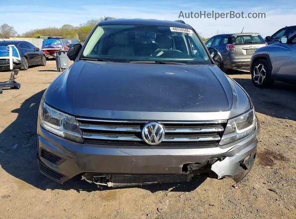 3VV0B7AX4JM106093 2018 VOLKSWAGEN TIGUAN Gray Front view