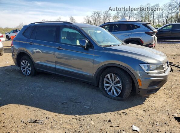 3VV0B7AX4JM106093 2018 VOLKSWAGEN TIGUAN Gray Front right