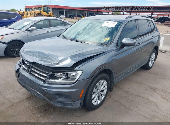 3VV0B7AX6KM035674 2019 VOLKSWAGEN TIGUAN Gray Vista tres cuartos delantera izquierda