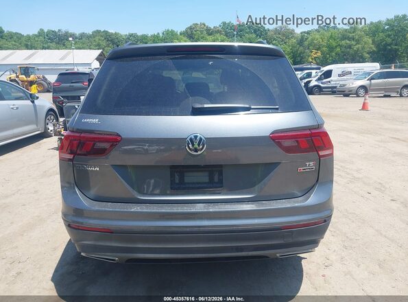 3VV0B7AX7JM095512 2018 VOLKSWAGEN TIGUAN Gray 