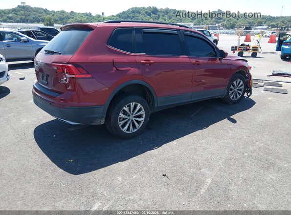 3VV0B7AX8JM040325 2018 VOLKSWAGEN TIGUAN Red უკანა მარჯვენა