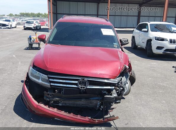 3VV0B7AX8JM040325 2018 VOLKSWAGEN TIGUAN Red უკანა სალონის ხედი