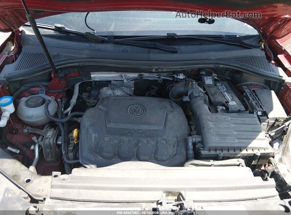 3VV0B7AX8JM040325 2018 VOLKSWAGEN TIGUAN Red უკანა ხედი